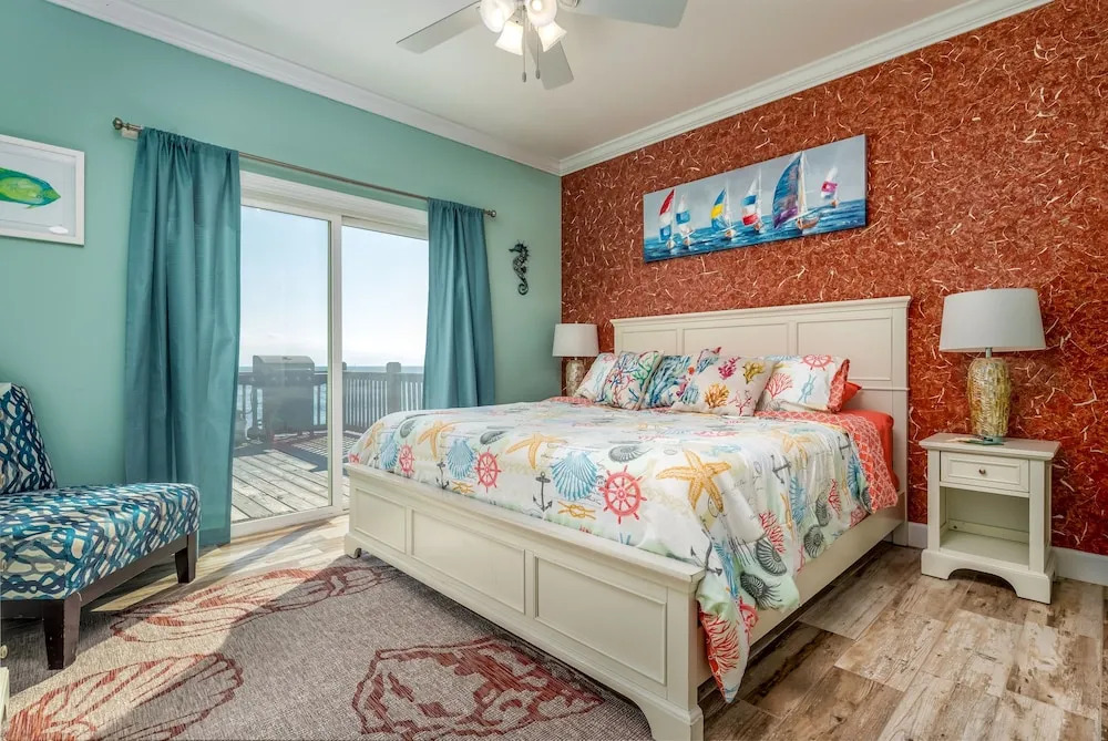 Awake On The Gulf - Gulf Front! Gaze Up At The Stars From Your Large Deck While Listening To The Waves Crash. 4 Bedroom Home by RedAwning
