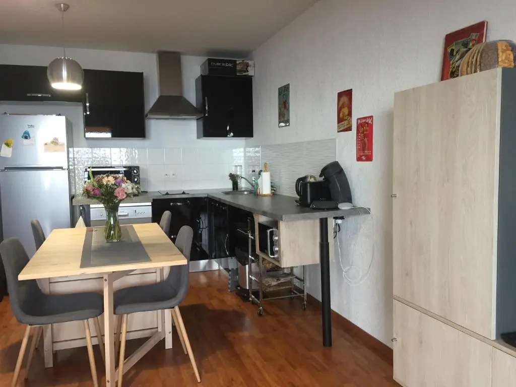 Appartement T3 classé 3 étoiles vue mer avec terrasse ,plage 2 minutes à pied