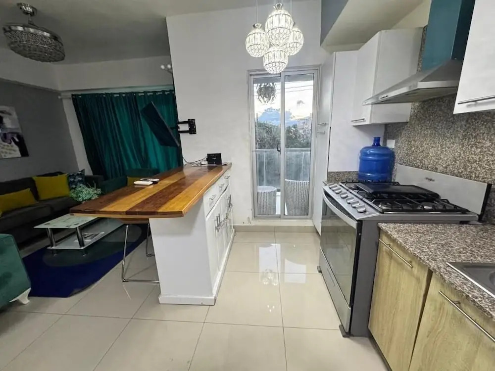 Modern Beach Apartment Pool Balcony 4min Walk to Boca Chica Beach