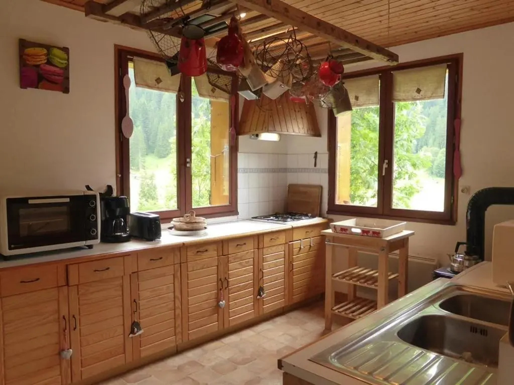 Chalet cosy sur pistes avec cheminée, terrasse et studio indépendant pour 14 pers. - FR-1-342-239