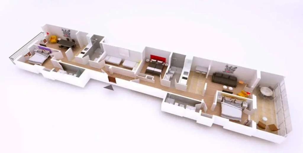 Stylish and centric 2-bedroom apartment in Eixample &Terrace P2
