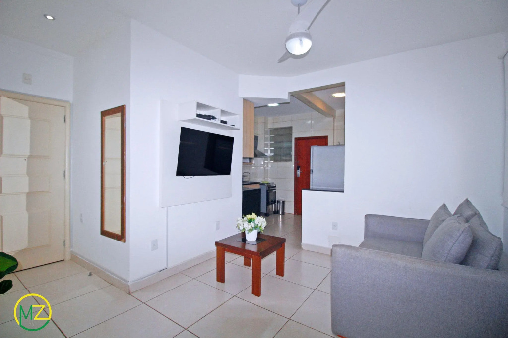 ótimo 2 Quartos Na Quadra Da Praia Para 6 Pessoas