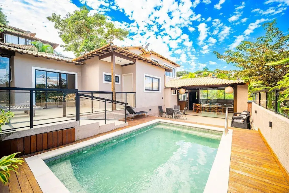 Bz25 Casa com Pisc Geribá 250m da Praia