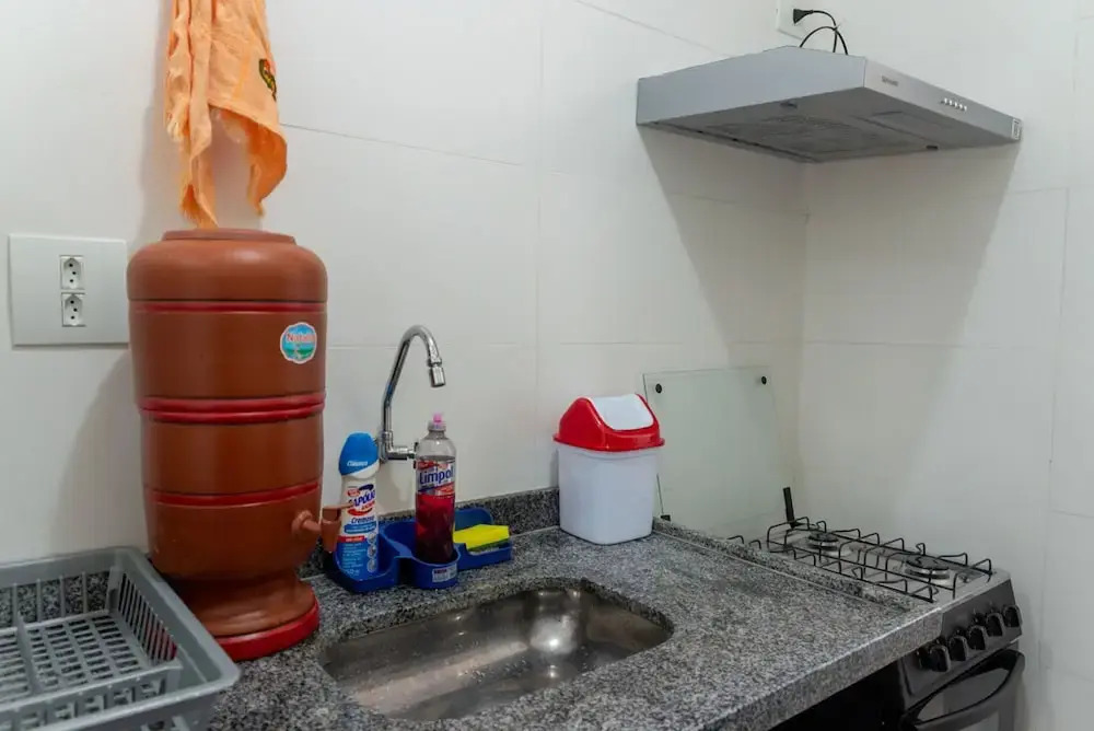 Apto com Piscina Churrasqueira a 85 m da Praia