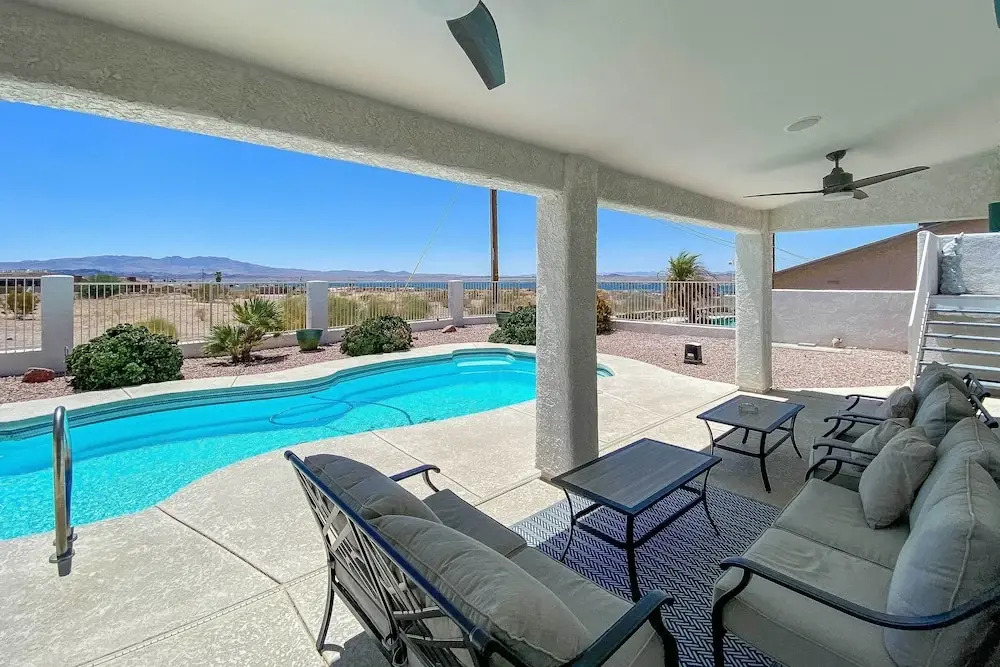 Pool, Patio & Lake Views: Lake Havasu City Home!