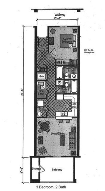 Dunes 502 1 Bedroom 2 Bathrooms Condo