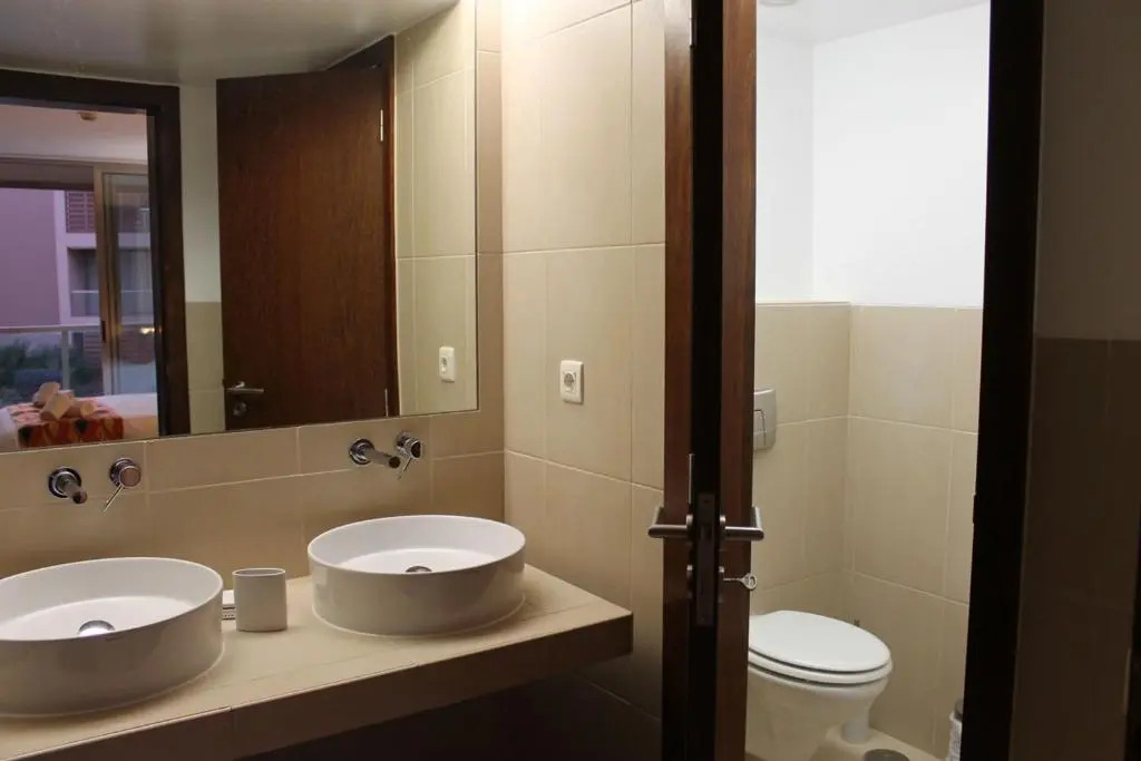 Herdade dos Salgados 2 Bedrooms T2-12A-1D is located next to the entrance of Vila das Lagoas Albu