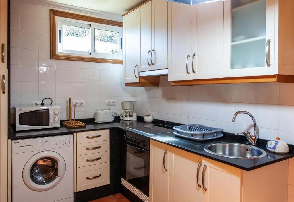 Apartamento con jardin en un chale