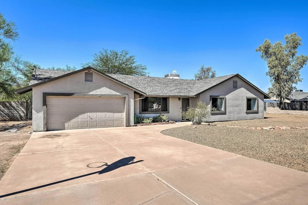 Sunny Phoenix Home w/ Pool + Backyard Oasis!