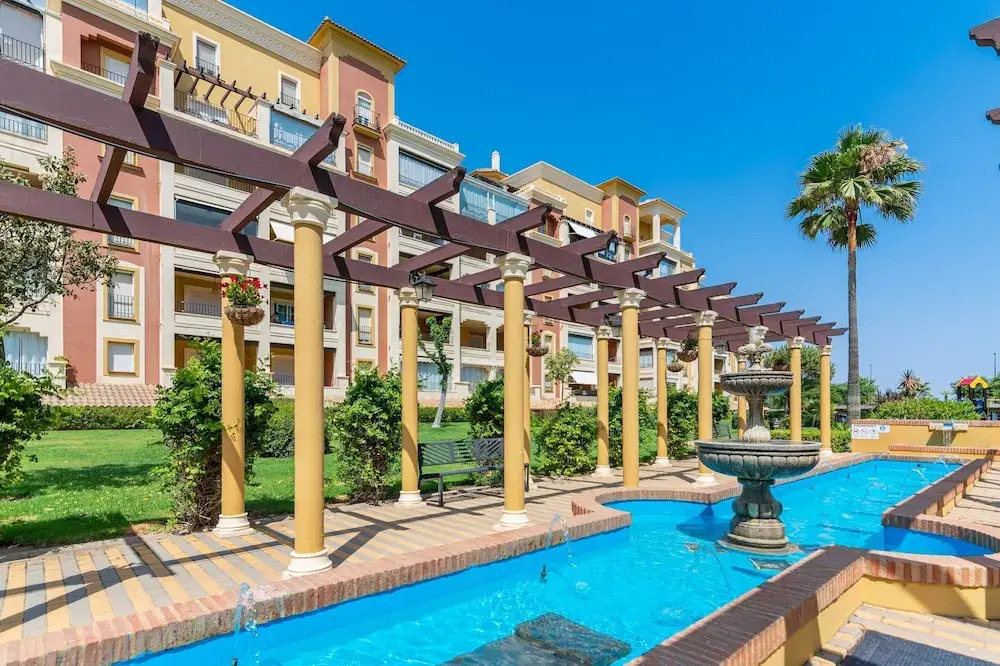 Apartment With Pool & Garden Views