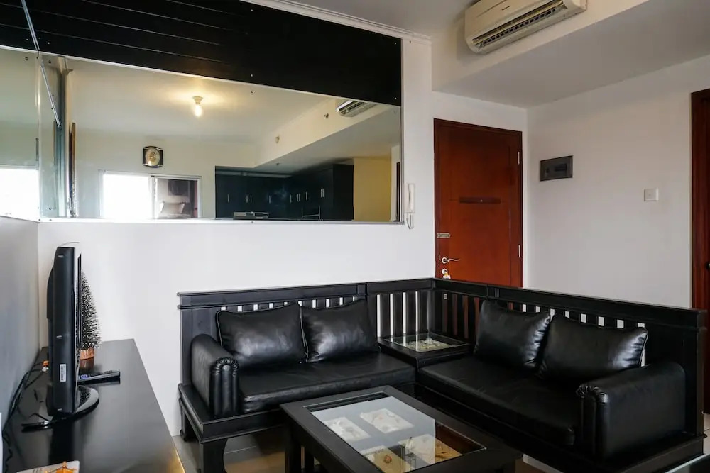 2BR Apartment Seaview with Workspace at Mediterania Marina Ancol