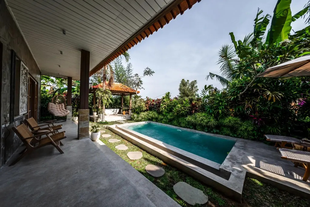 Nyaman Villas by EVDEkimi – romantic escape among rice fields w/pool, terrace - Long stay extras