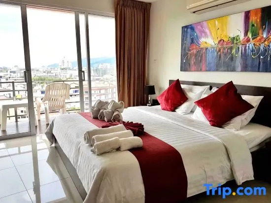 *Sea View Studio Near Patong Beach with Pool C257