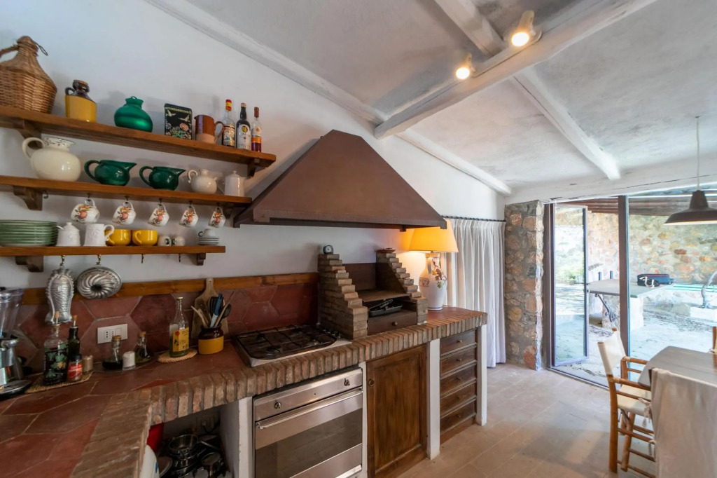Rustic and bright villa with private pool overlooking the sea.-VillaOlivastri