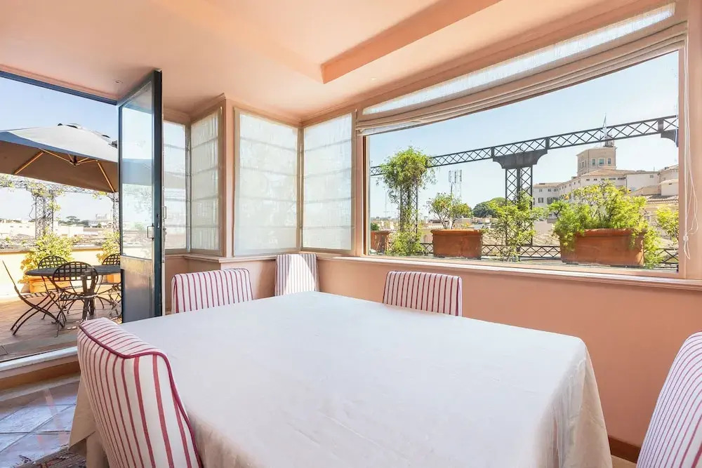 Rental in Rome Trevi Luxury Penthouse