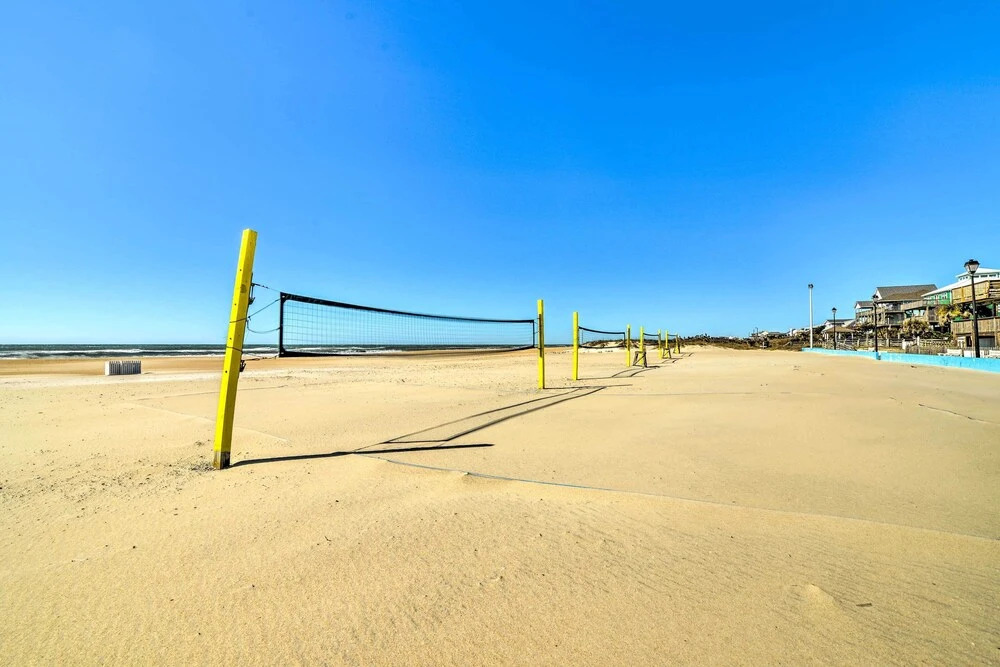 Coastal Atlantic Beach Duplex < 1 Mi to Boardwalk!