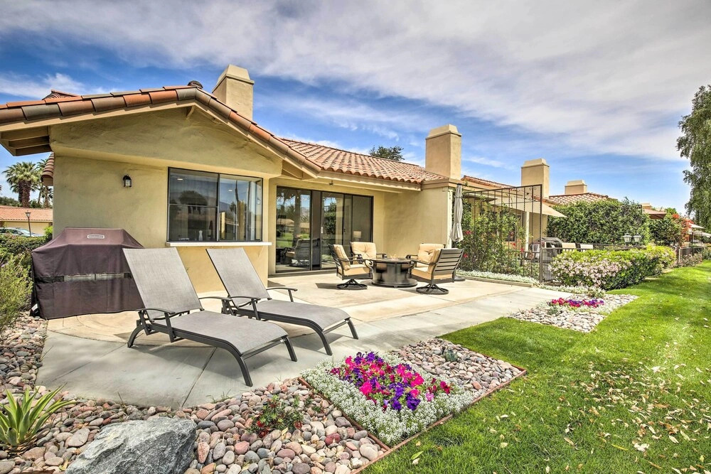 Palm Desert Escape w/ Patio, Grill & Fire Pit