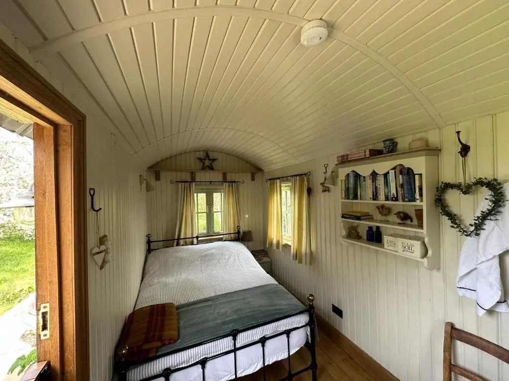 Shepherd's Hut in a Herefordshire Cider Orchard