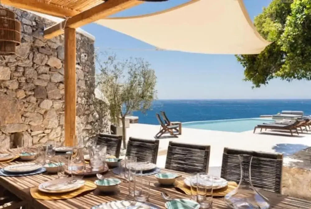 Luxury Key Mykonos 6 Bed Villa On The Rocks Aleomandra