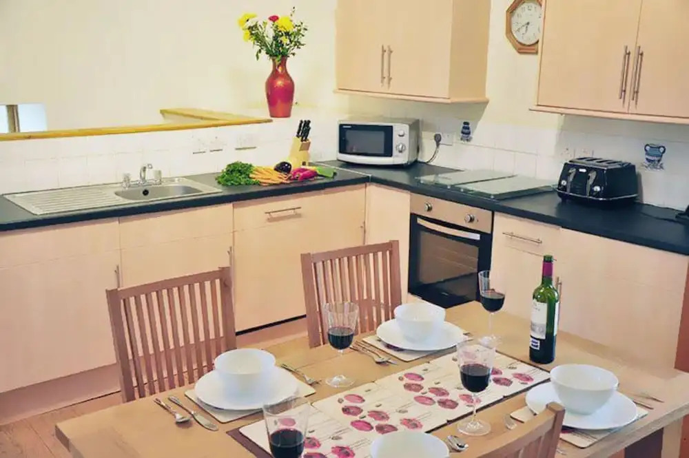 Charming barn conversion with wood burner near Looe