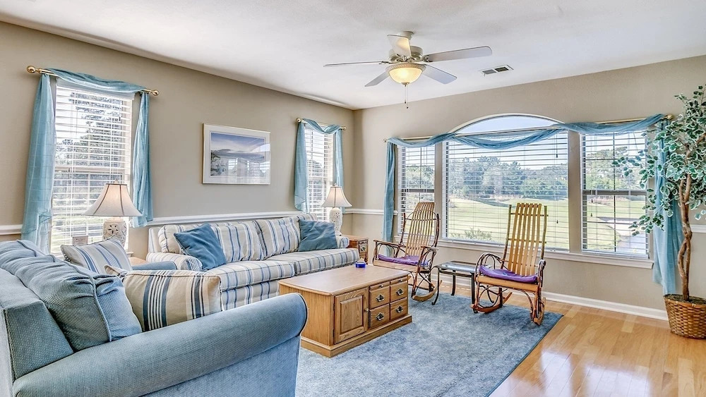 Fifty-seven Sea Ii This Spacious And Beautiful Condo Overlooking Pond And 4th Hole 2 Bedroom Condo by Peace Vacations