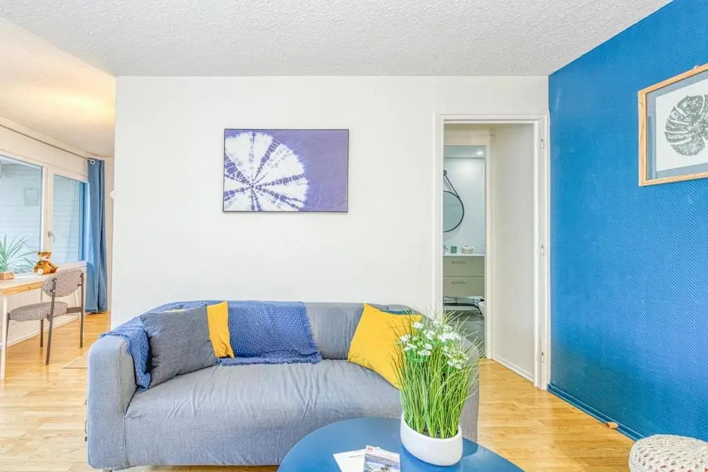 Charming T2, wifi, air conditioning, balcony
