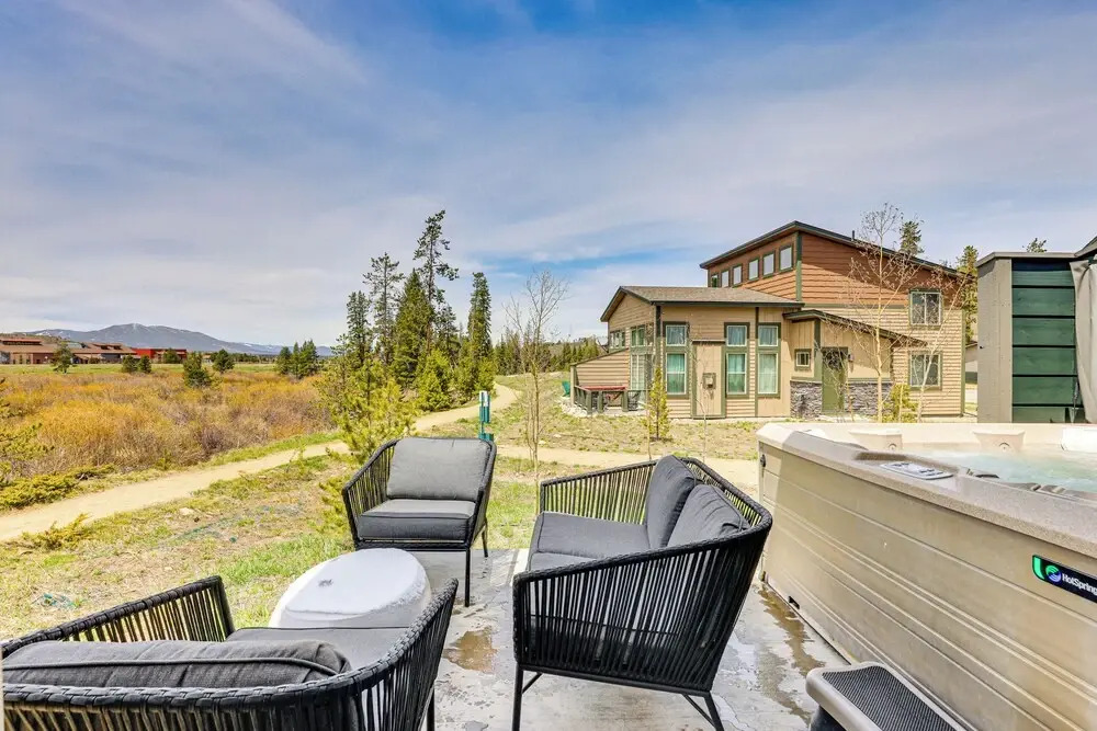 Walk to Dtwn: Fraser Retreat w/ Hot Tub & Views!