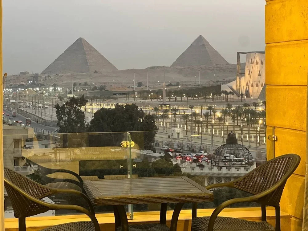 Asia Grand Museum & Pyramids view