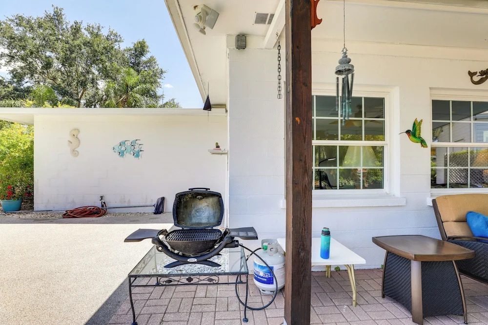 Walk to Beach: Home w/ BBQ & Fire Pit in Bradenton