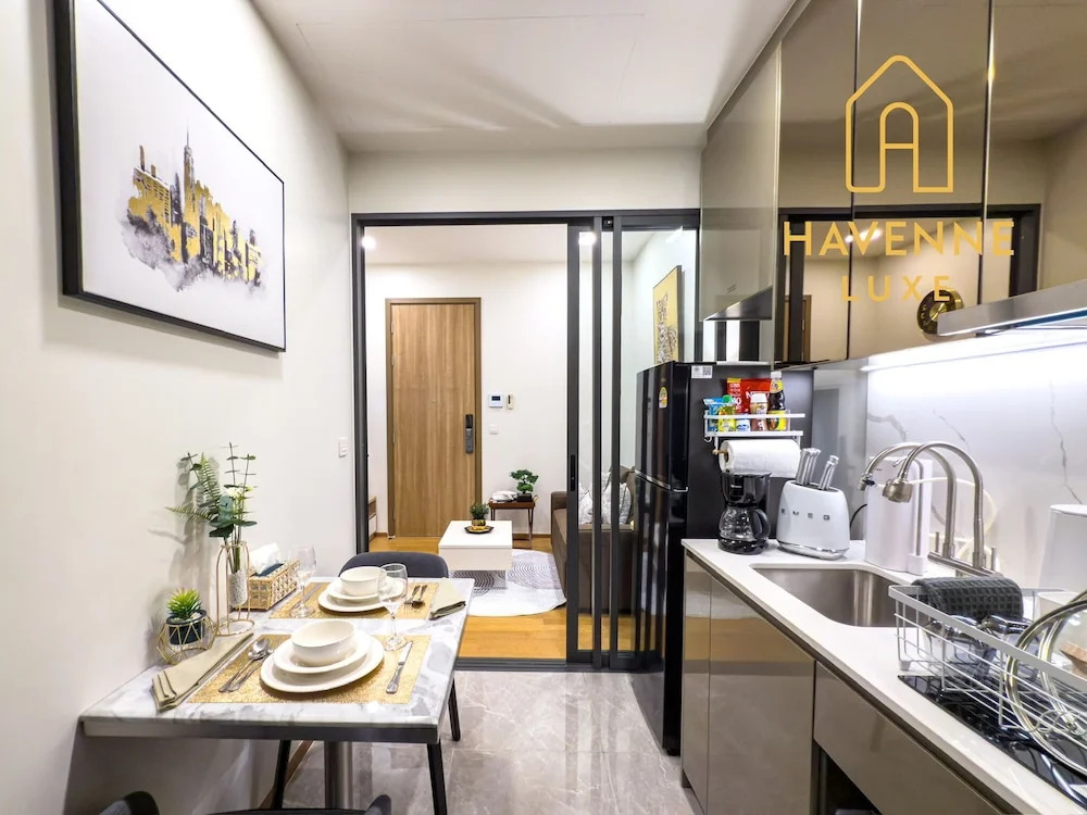 City Luxe Condo 5-min Walk to Siam Paragon Modern Stay