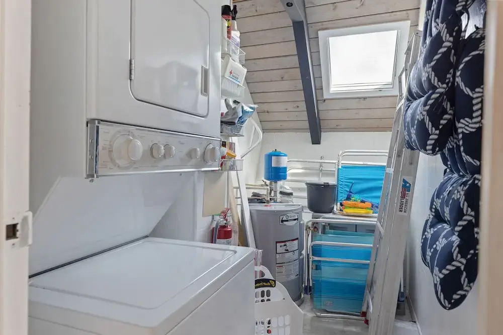 A-frame Beach House Steps From the Ocean With Deck & Central AC