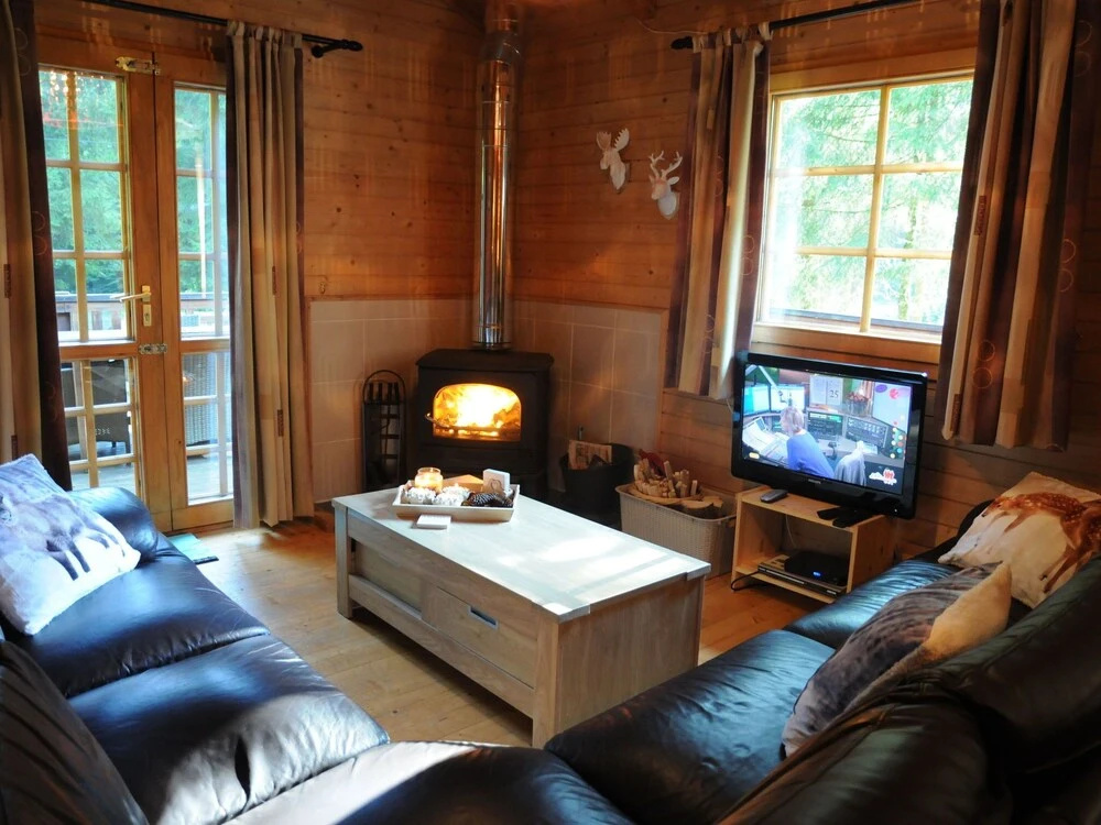 Charming, Wooden Chalet With Sauna in a Forested Location Near Durbuy