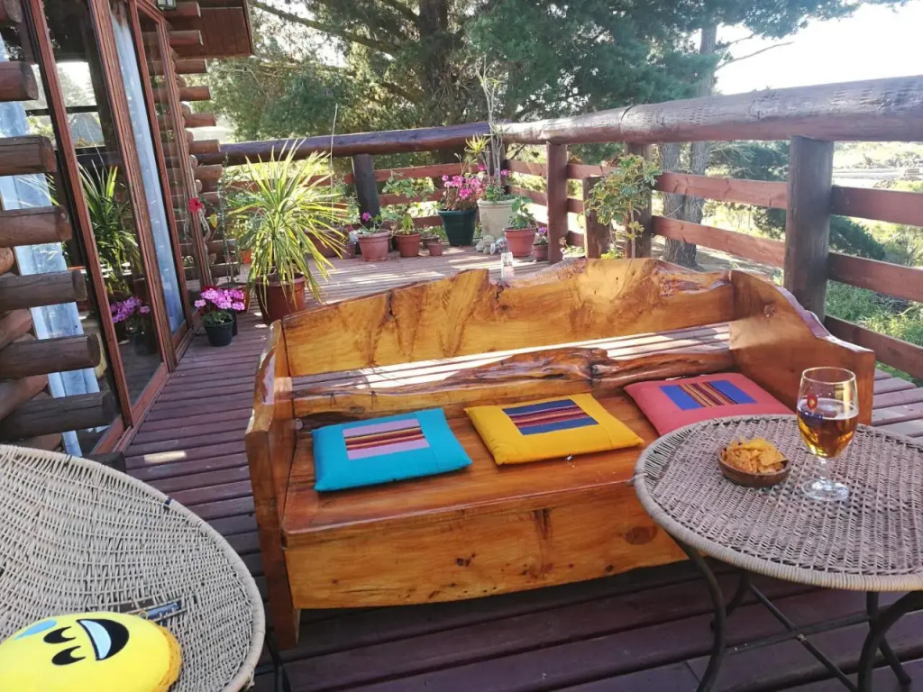 lodge con piscina privada, parcela de campo