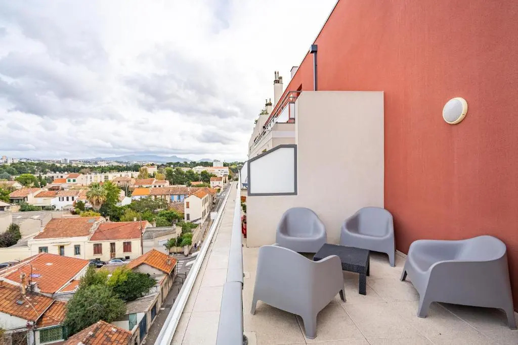 "Chez Marius" Appartement avec terrasse pour 4 personnes à Marseille