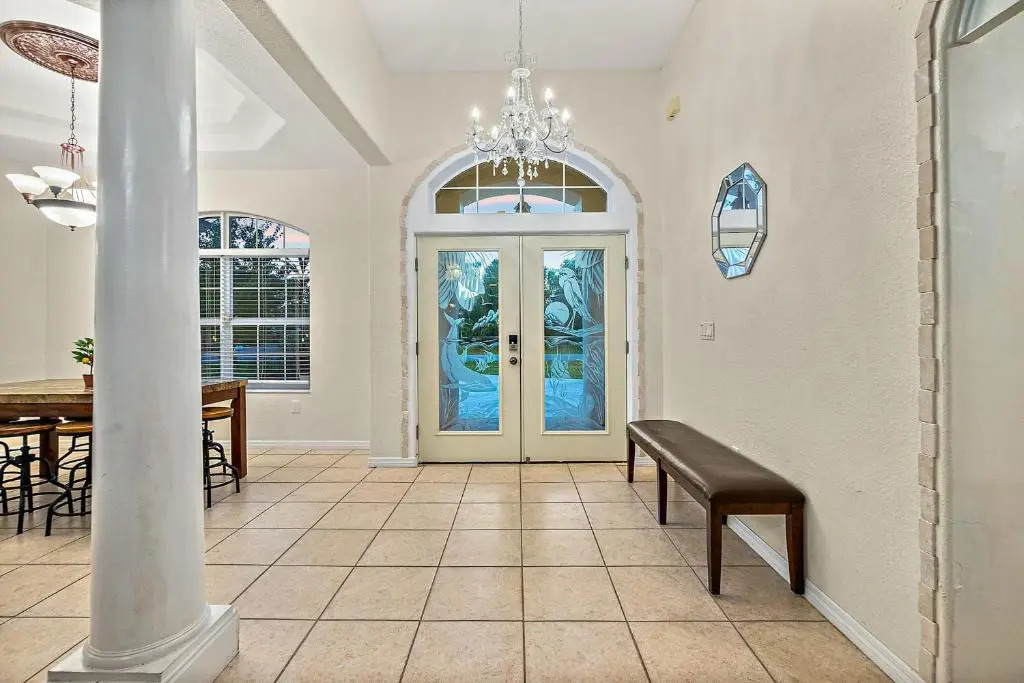 Palm Paradise with Heated Saltwater Pool - 10 min to the Beach