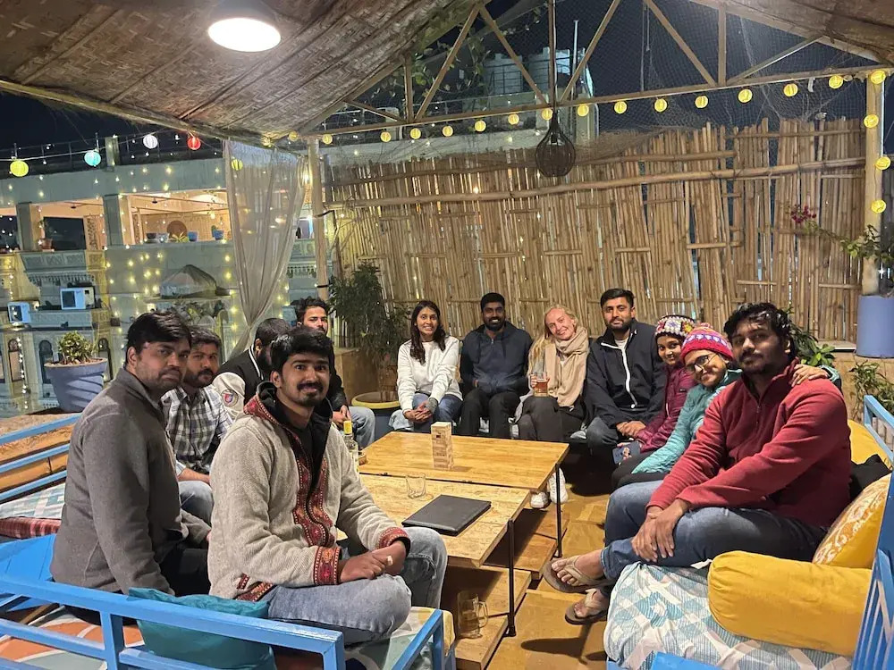 Jaisalmer Hostel Crowd