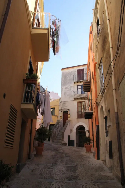 Three bedrooms apartment with large terrace overlooking rooftops of old town