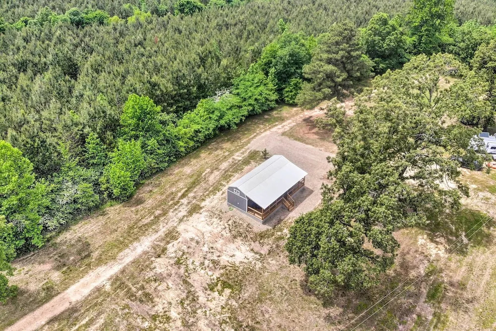 Broken Bow Cabin on 15 Acres w/ Stocked Fish Pond!
