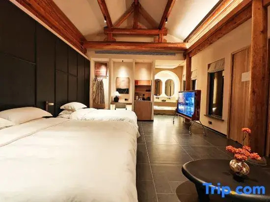 Qingmo · Private Hot Spring · Homestay (Xinzhou Ancient City)