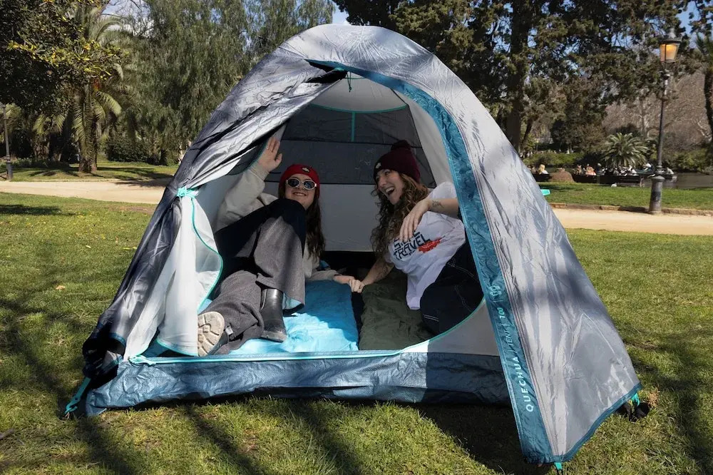 Haro San Vino Wine Fight Camping