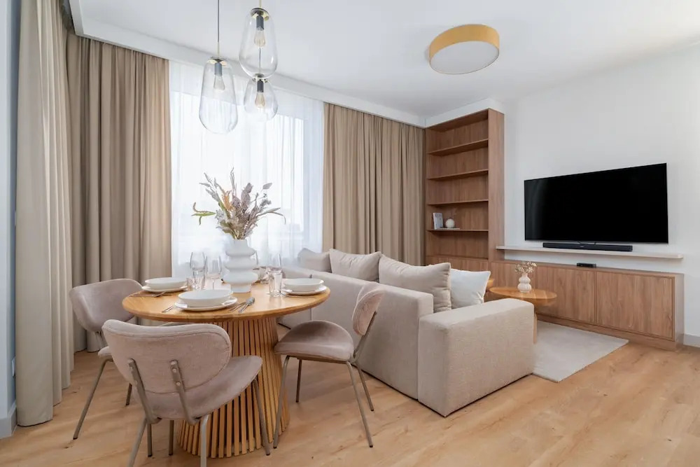 Beige Apartment Pozna? by Renters