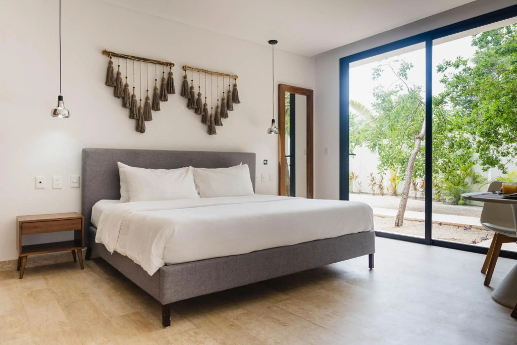 Modern studio spa & gym at Central Park Tulum