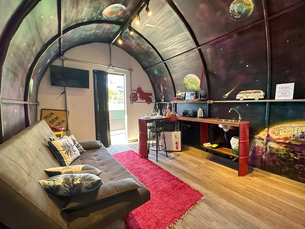 Cabana temática hipster