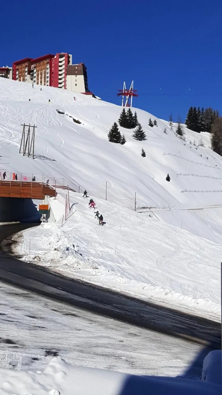 Apartment With 2 Bedrooms in La Plagne-tarentaise, With Wonderful Mountain View