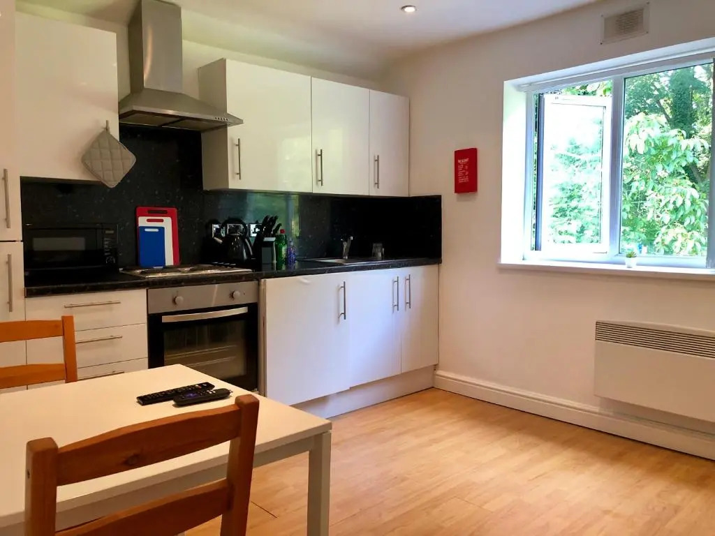 Block of 4 private apartments for groups of up to 23!