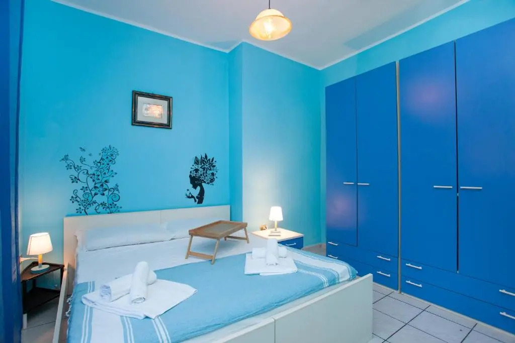 Blue house in santa Lucia
