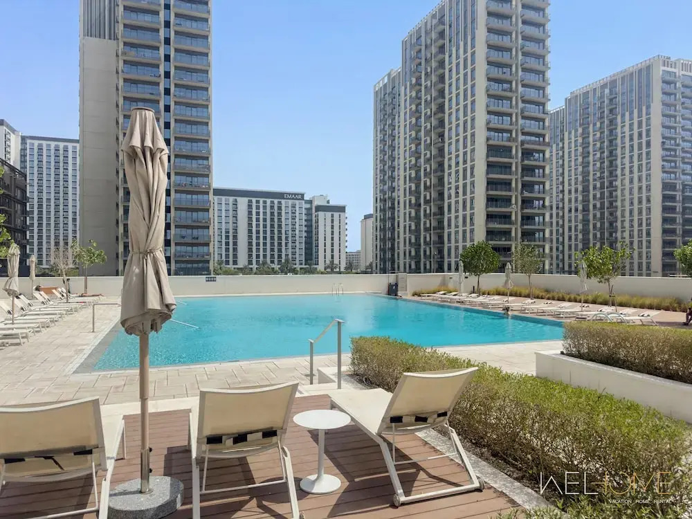 WelHome - Beautiful 1BR Apt in Dubai Hills with City View