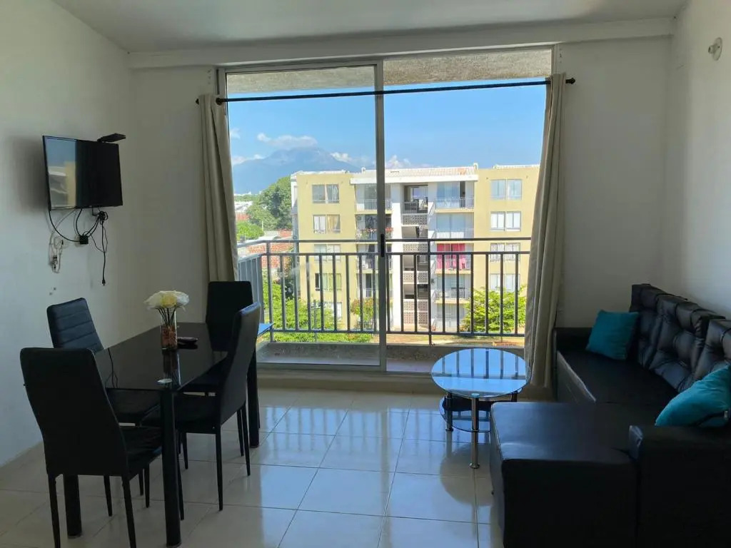 Apartamento de 3 Habitaciones con ventiladores amoblado fresco