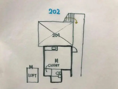 Tranquil Studio with Loft space Apts