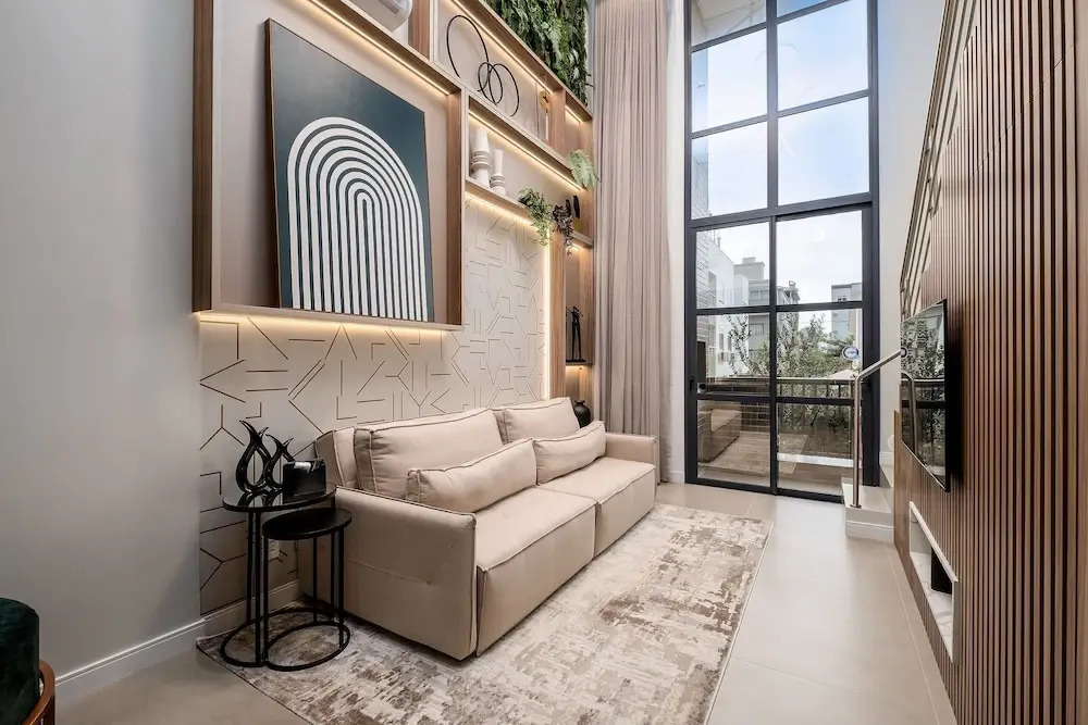 Duplex Design em Jurerê, Garagem e Churrasq JPR211